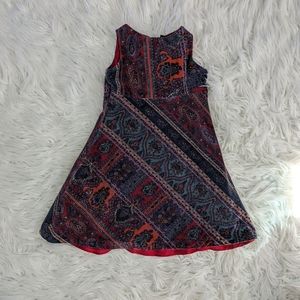 Ralph Lauren Velour Paisley print Dress - 2